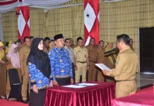 56 Pejabat Padangpariaman Dilantik, Bupati Tekankan Sistem Merit