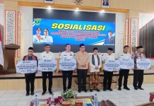 KPM Padang Pariaman Terima Bantuan Pemulihan Usaha