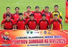 Enam Laga Warnai Hari Pertama Sepak Bola Porprov Sumbar