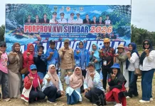 Ketua TP PKK Pasaman Barat Dukung Atlet Arung Jeram di Porprov XVI