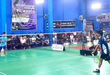 Cabor Bulutangkis Porprov XVI Sumatera Barat Resmi Bergulir di Padang
