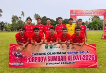 Delapan Tim Berebut Tiket Semifinal Sepakbola Porprov Sumbar