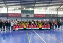 Bola Tangan Padang Sapu Bersih Dua Emas Porprov Sumbar