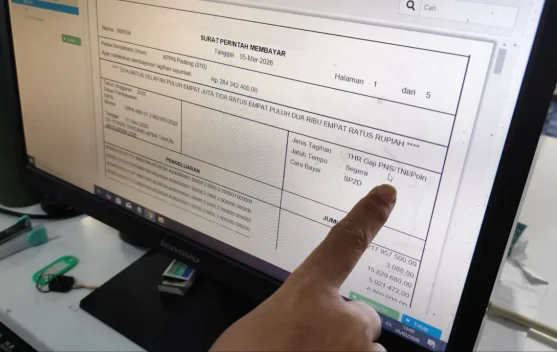 KPPN Padang Siap Salurkan THR 2026, Potensi Perputaran Dana Capai Rp233,48 Miliar