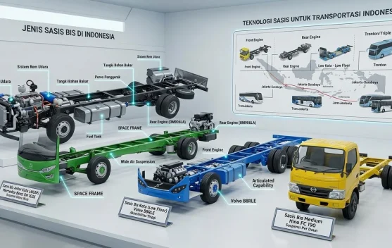 Deretan Sasis Bus Premium yang Menguasai Aspal Jalanan Indonesia