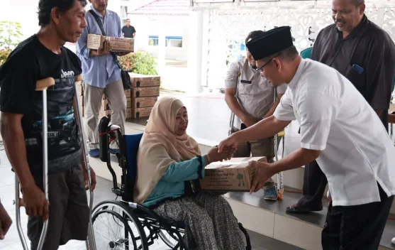 OKP Garuda KPP-RI Tanah Datar Serahkan Bantuan untuk Penyandang Disabilitas