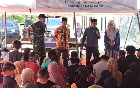 Sebanyak 53 KK di Hunian Sementara Bayang Utara Terima Bantuan