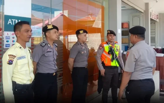 Patroli Intensif Polres Pessel, Jaga Keamanan Perbankan Painan Tetap Aman