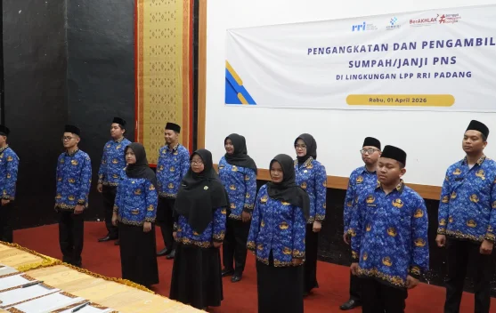 Sebanyak 12 CPNS RRI Padang Resmi Dilantik, Perkuat SDM Penyiaran di ...