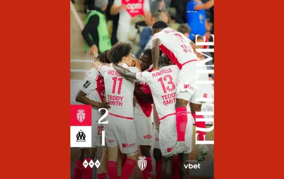 Monaco Tekuk Marseille di Stade Louis II