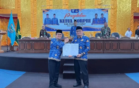 Sekda Pasaman Barat Resmi Pimpin Korpri Masa Bakti 2023–2028