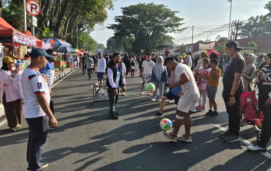 Kolaborasi RRI, TVRI dan Antara di Bola Gembira sambut Piala Dunia