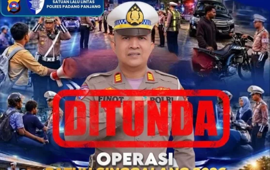 Fokus Sambut Hari Bhayangkara ke-80, Operasi Patuh Singgalang Ditunda