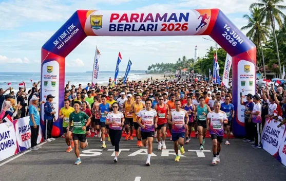 Lebih dari 800 Pelari Akan Ramaikan Event Pariaman Berlari 2026