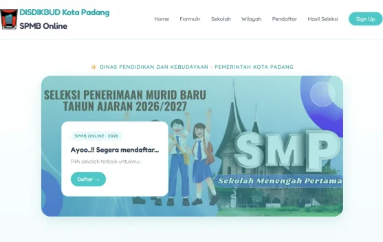 Pendaftaran SPMB di Padang Gangguan, Ombudsman Ingatkan Disdikbud Padang