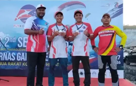 Gantole Sumbar Raih Perak Beregu pada Kejurnas Seri I di Kalimantan Selatan