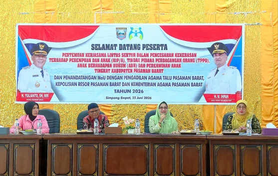 Pasaman Barat Perkuat Sinergi Cegah Kekerasan terhadap Perempuan dan Anak