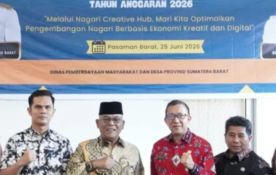 Nagari Sinuruik Pasbar Jadi Percontohan Ekonomi Kreatif Berbasis Digital Sumbar