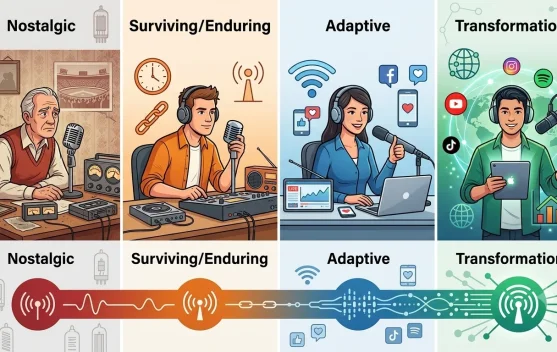 Bukan Mati, Penyiar Radio Kini Berubah Jadi Komunikator Digital
