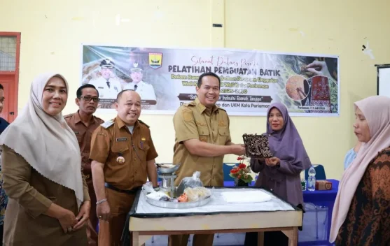 Gelar Pelatihan Batik Cap, Pemko Pariaman Dongkrak Kesejahteraan Masyarakat