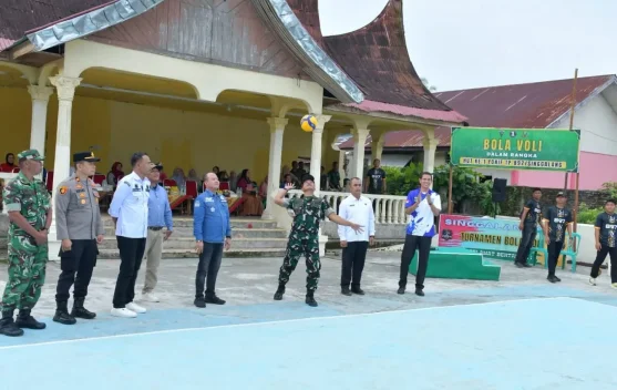 Yonif Singgalang Gelar Turnamen Voli Sambut Hari Jadi Pertama
