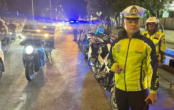 Satlantas Polresta Padang Siaga Urai Kemacetan Malam Minggu Kota