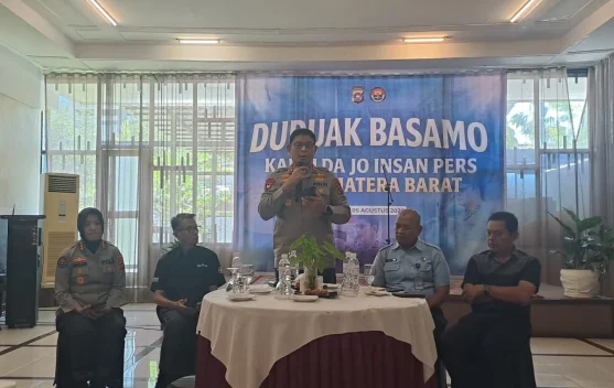 Duduak Basamo Polda Sumbar Perkuat Sinergi Bersama Insan Pers Daerah