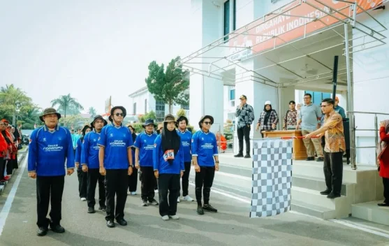 Sebanyak 38 Tim Meriahkan Lomba Gerak Jalan Meriahkan HUT RI Ke-81