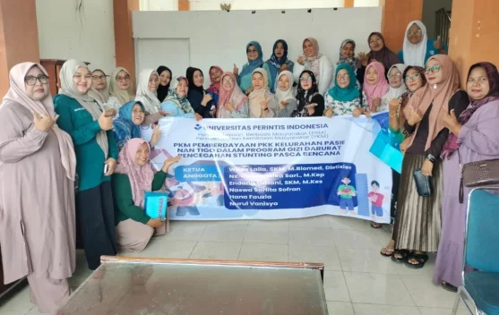 Universitas Perintis Padang Dampingi PKK Pasie Nan Tigo Cegah Stunting