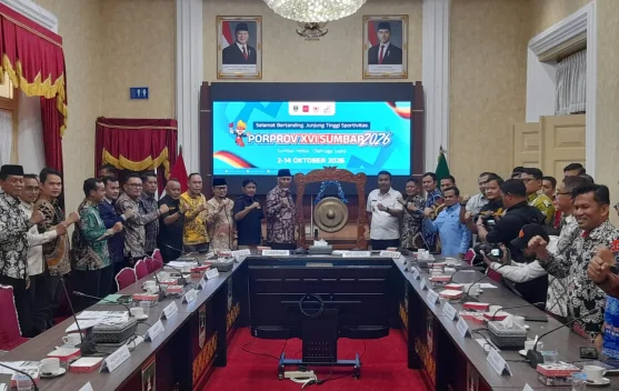 Gubernur Pastikan Porprov Sumbar Digelar Oktober 2026