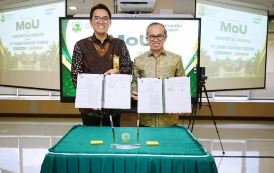 Unand dan Bank Mandiri Taspen Perkuat Hilirisasi Riset Kampus