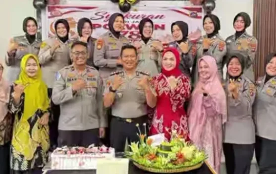 Peringati Hari Jadi ke-78 Polwan, Polres Tanah Datar Gelar Syukuran di Batusangkar