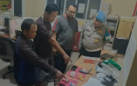 Polres Dharmasraya Tangkap Dua Tersangka Pengedar Sabu di Sitiung