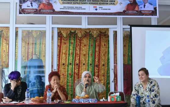 Sulaman Kapalo Samek Padang Pariaman Tembus Pasar Nasional dan Internasional