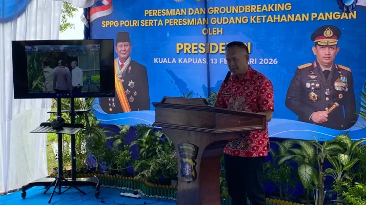 Staf Ahli Hadiri Peresmian Dapur 3 SPPG Polres Kapuas