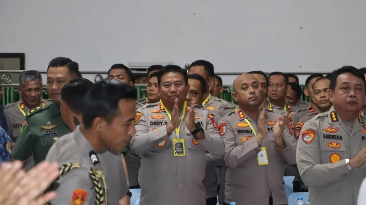 Kapolresta Palangka Raya Hadiri Rapim Polda Kalteng