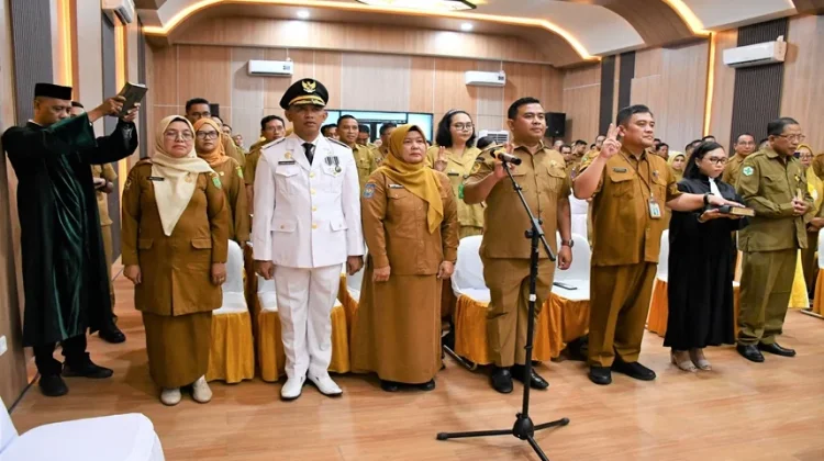 Bupati Lantik Sejumlah Pejabat, Upaya Berkelanjutan Wujudkan Tata Kelola Profesi