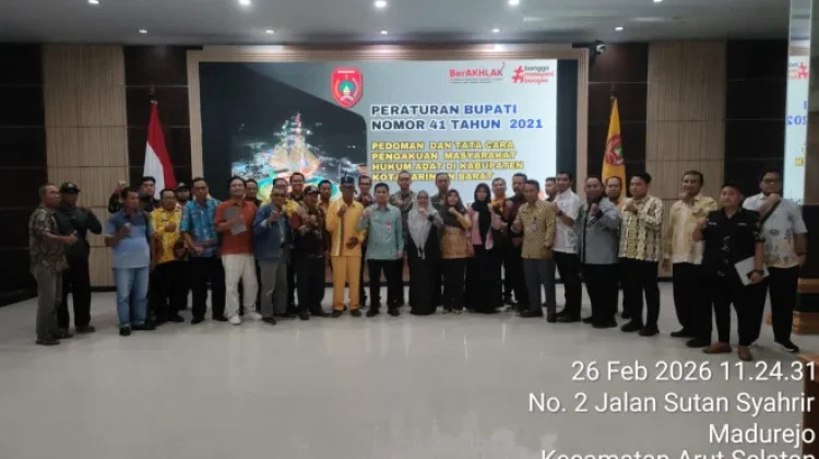 Pemkab Kobar Dorong Percepatan Pengakuan Hukum Masyarakat Adat
