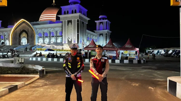Polresta Palangka Raya Jaga Tiga Masjid