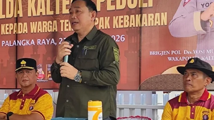 Lurah Palangka Apresiasi Bantuan Polda Kalteng untuk Korban Terdampak Kebakaran