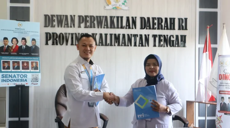 DPD RI Kalteng Sepakat Jalin Kerja Sama dengan RRI Palangka Raya