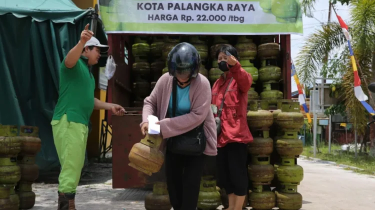 Gas Melon Rp22 Ribu, Pemkot Palangka Raya Gelar Operasi Pasar Sampai 12 Maret
