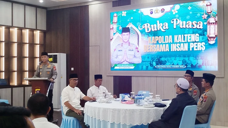 Bukber Bersama Insan Pers, Kapolda Kalteng: Media Adalah Mitra Strategis Polri