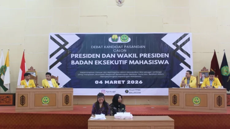 Debat Kandidat Pemira UPR Jadi Ruang Adu Gagasan Paslon BEM