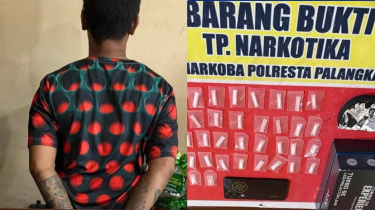 Simpan 44 Paket Sabu di Dompet, Pria di Palangka Raya Diringkus Polisi