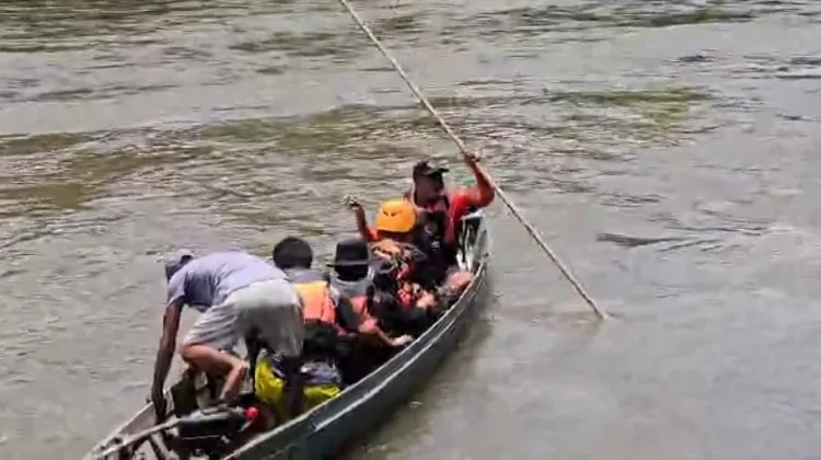 Perahu Terbalik, Pencari Ikan Hilang Terseret Arus Sungai Kinipan