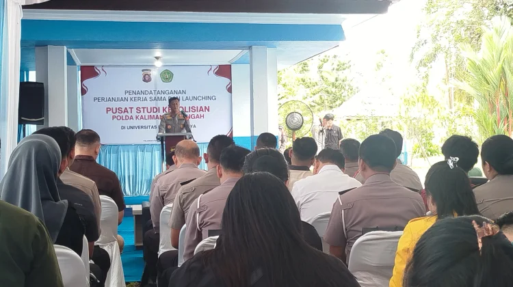 Polda Kalteng dan UPR Jalin Kerja Sama Pusat Studi Kepolisian