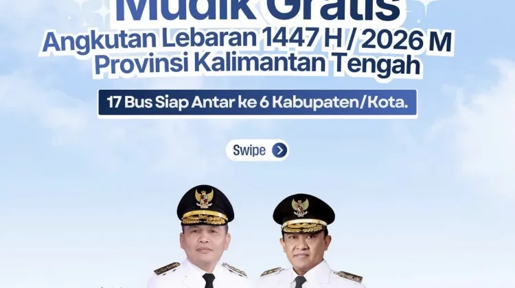 Pemrov Kalteng Siapkan Bus Program Mudik Gratis 2026