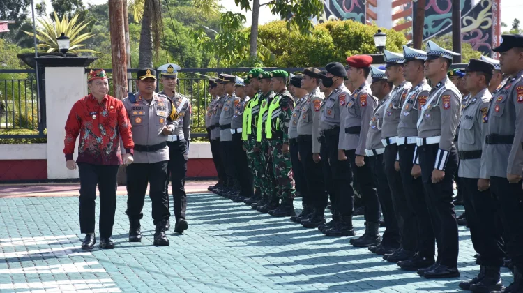Operasi Ketupat Telabang 2026: Personel Gabungan Kapuas Siaga di Objek Vital