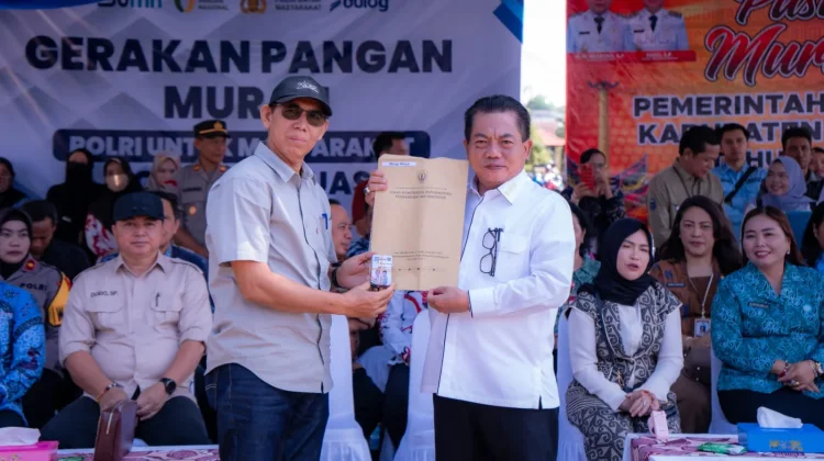 Geber Pangan Murah, Bupati Kapuas Resmi Luncurkan Kartu Huma Betang Sejahtera